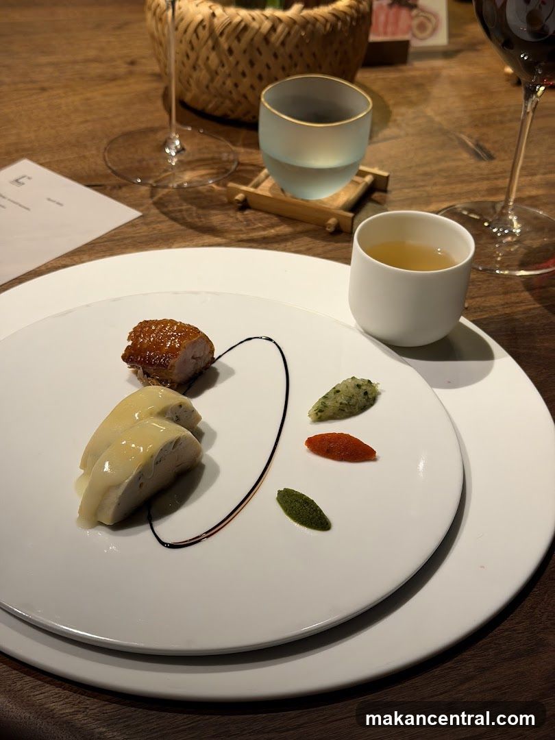 Gourmet Dish with Sauces