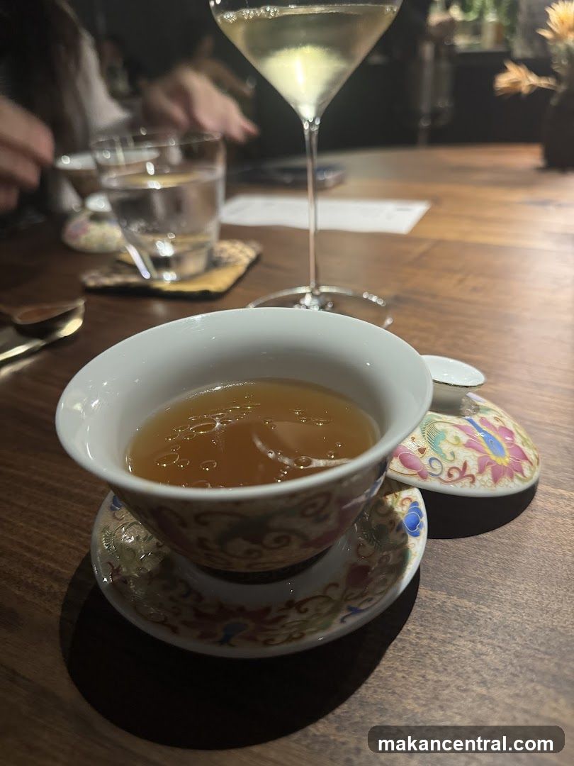 Tea and Drinks on a Wooden Table