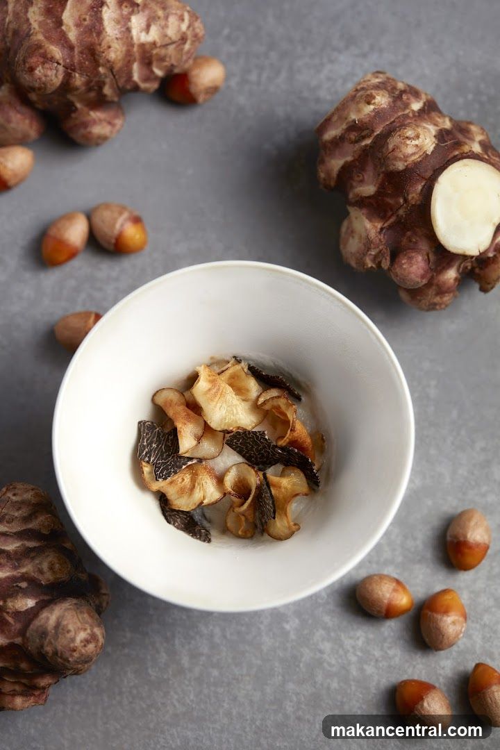 Jerusalem Artichoke Chips and Truffle