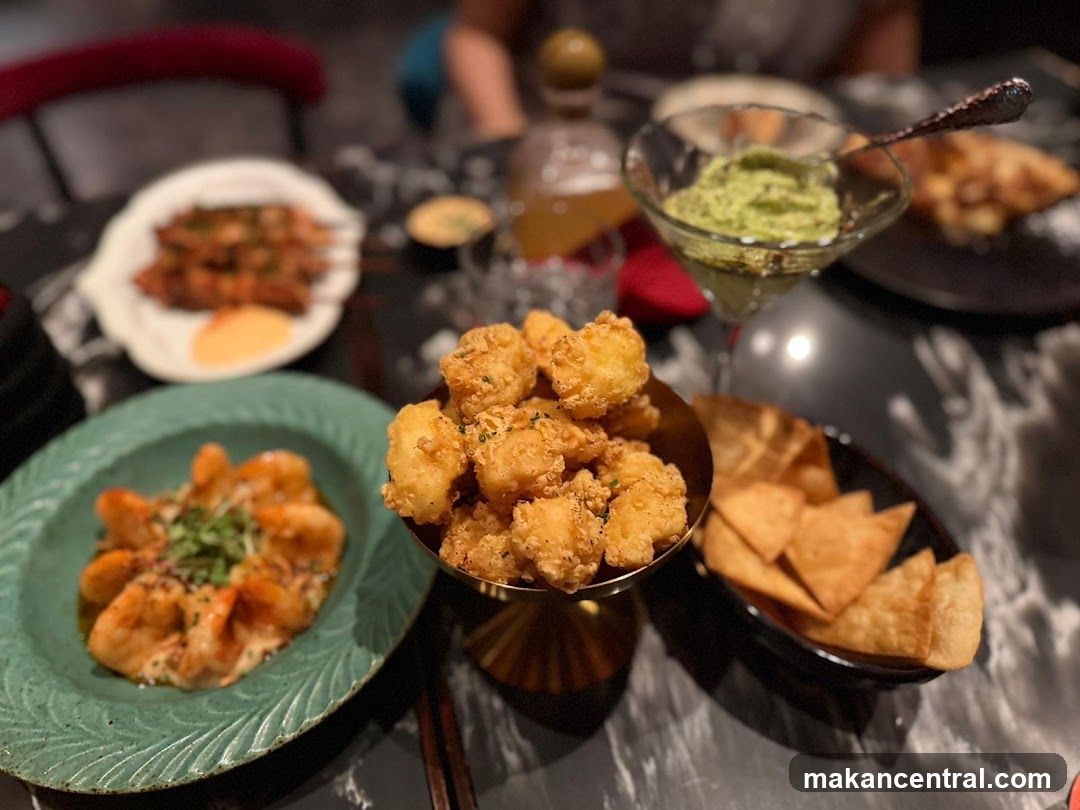 Appetizers on a table