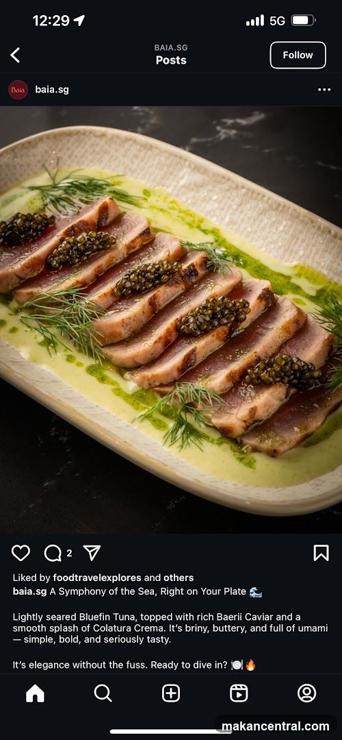 Lightly Seared Bluefin Tuna