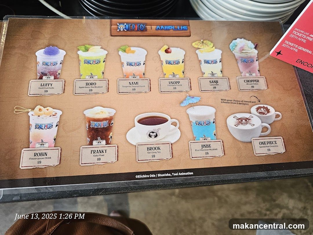 One Piece Aniplus Menu