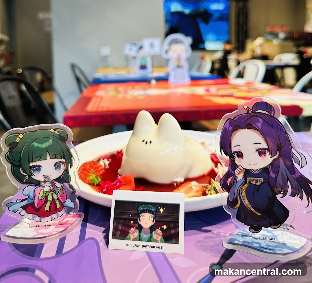 Dessert with Anime Figurines