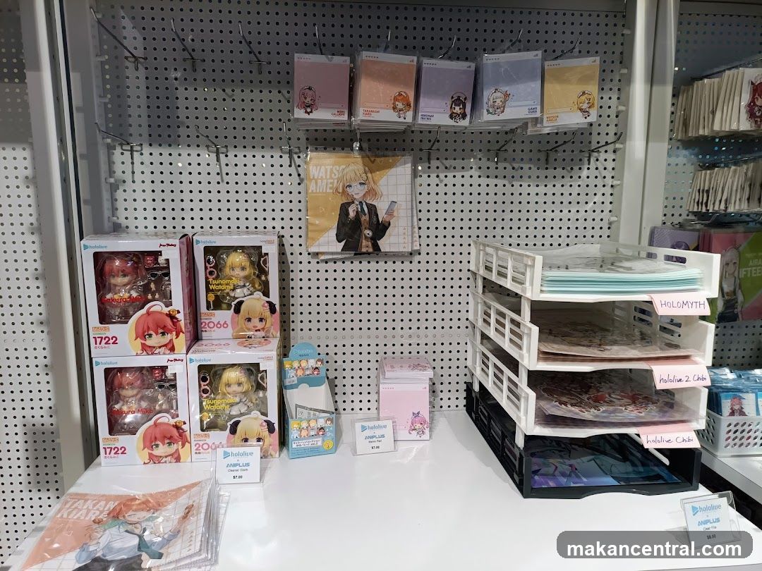 Hololive Merchandise Display