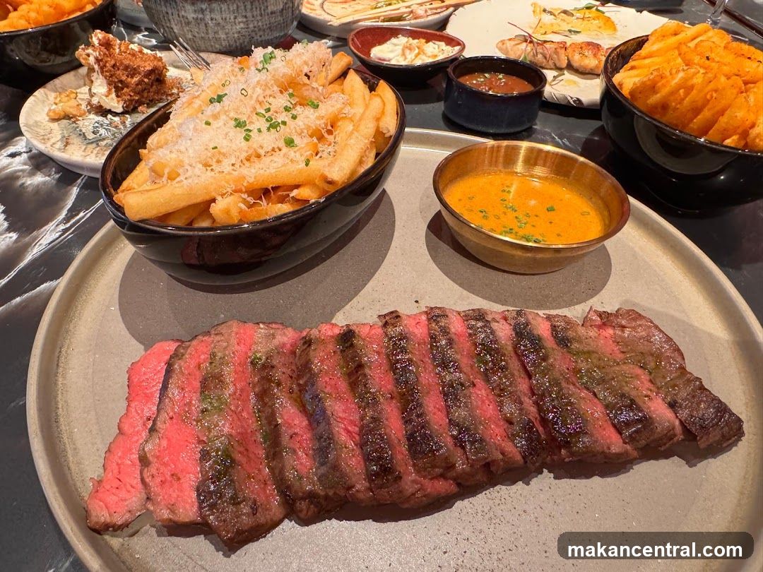 Sliced Steak Dinner
