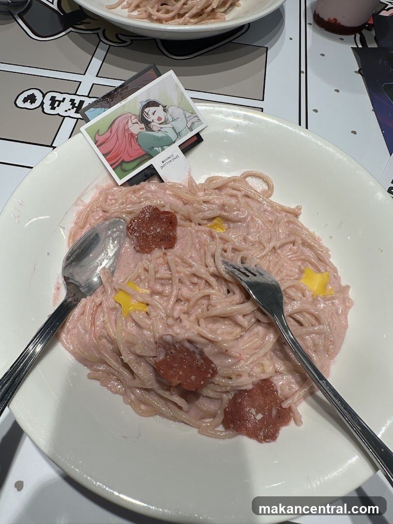 Spaghetti with Pink Sauce
