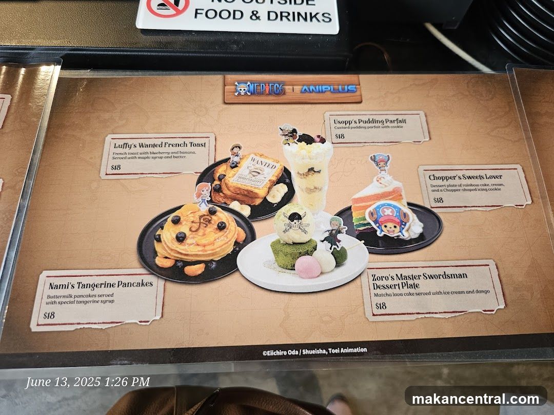 One Piece Menu