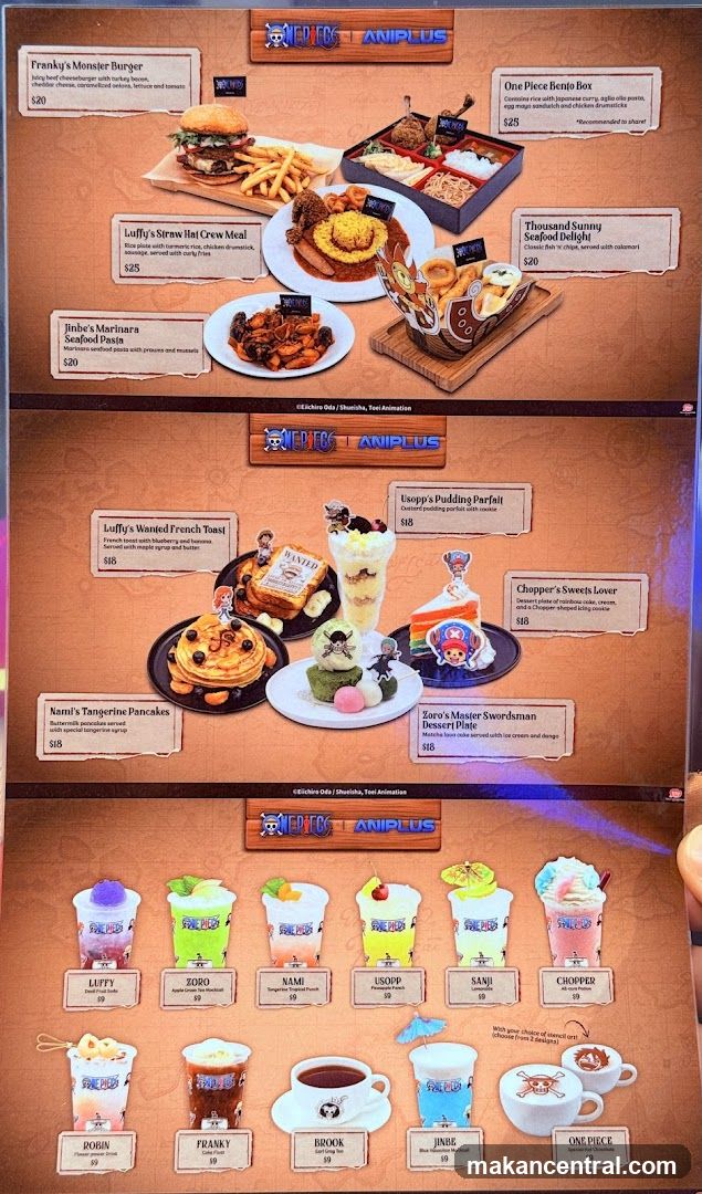 One Piece Aniplus Menu