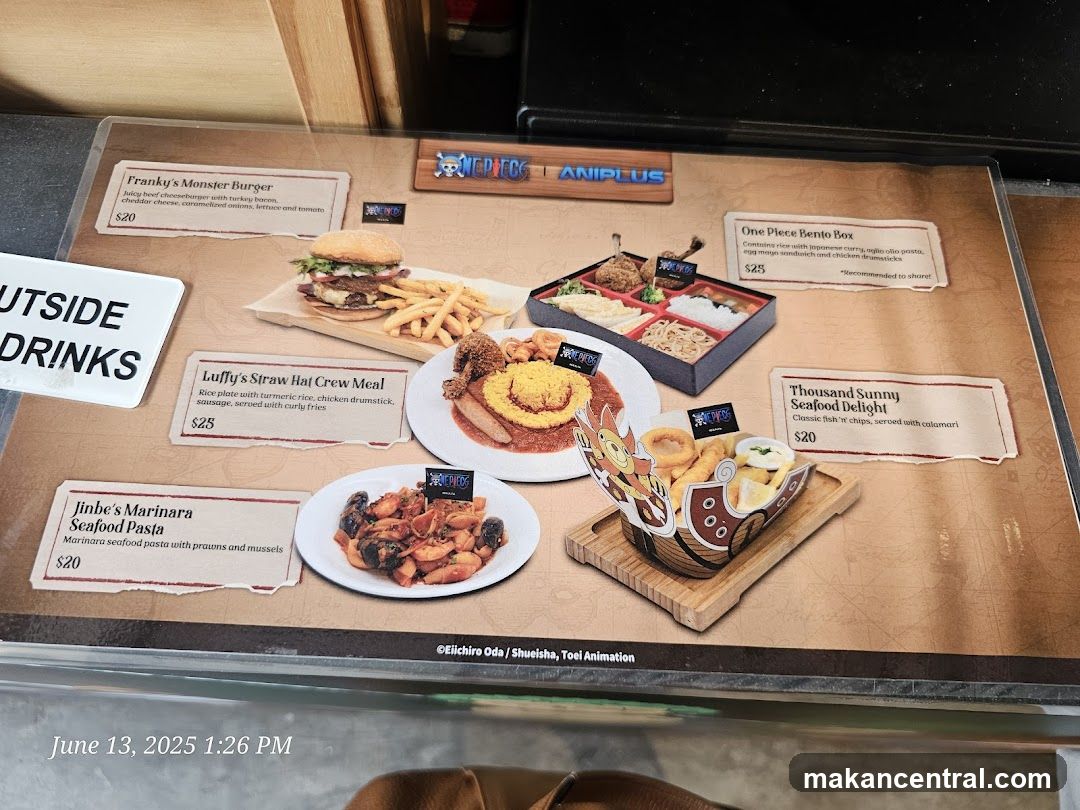 One Piece Menu