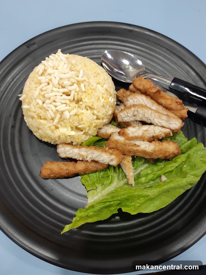 Fried Pork Chop with Rice