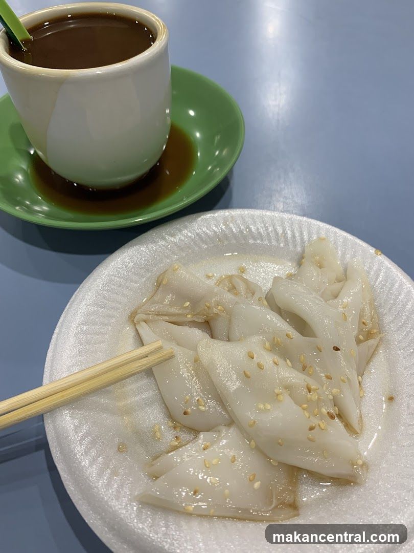Chee Cheong Fun and Coffee