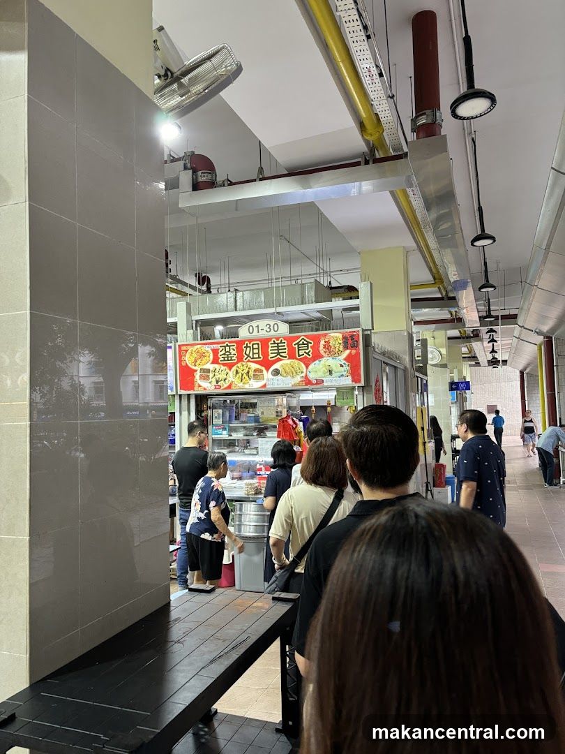 Food Stall with a Queue