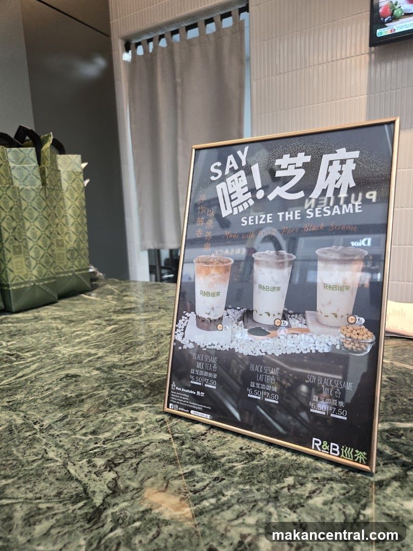 R&B Tea Menu