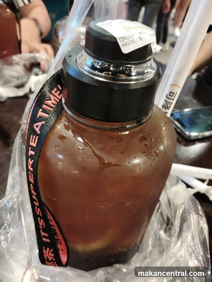 Iced Tea in a Reusable Bottle