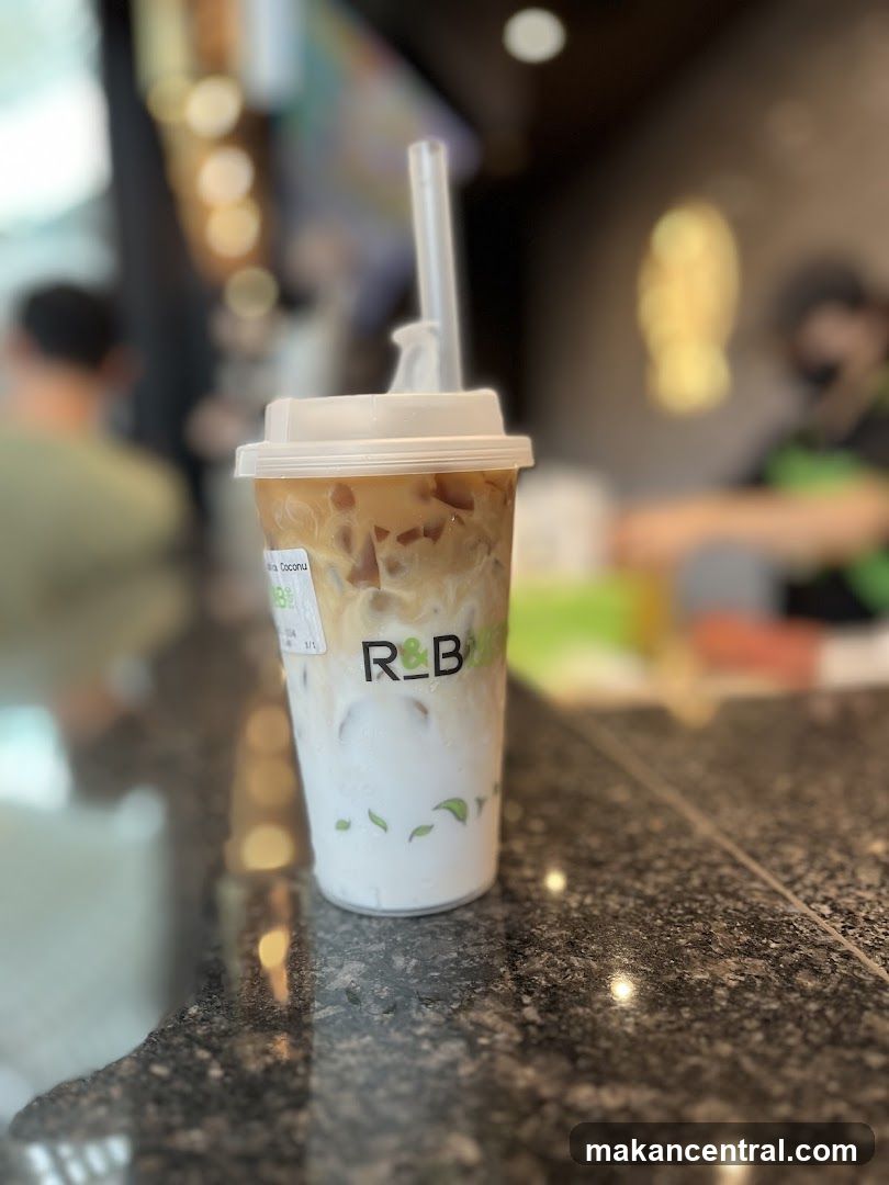 Iced Drink with R&B Logo