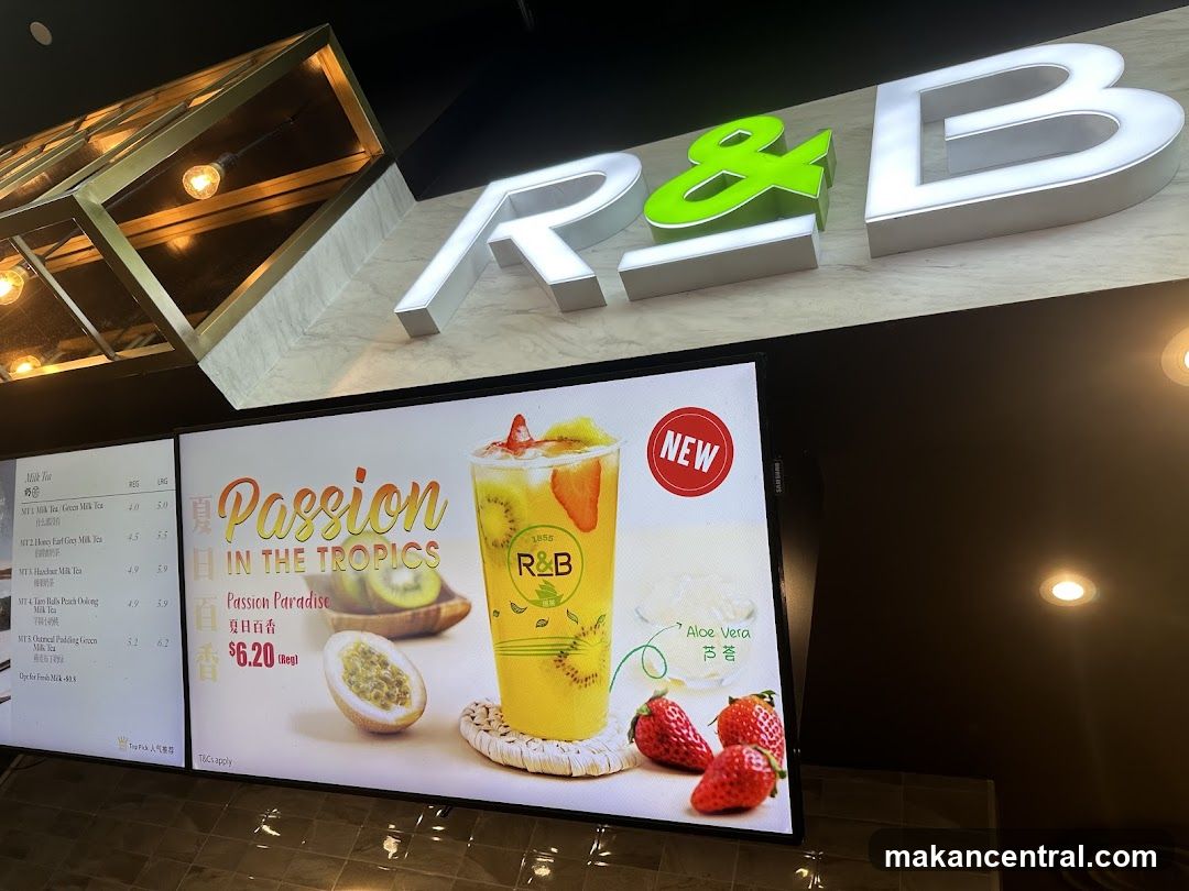 R&B Tea Menu