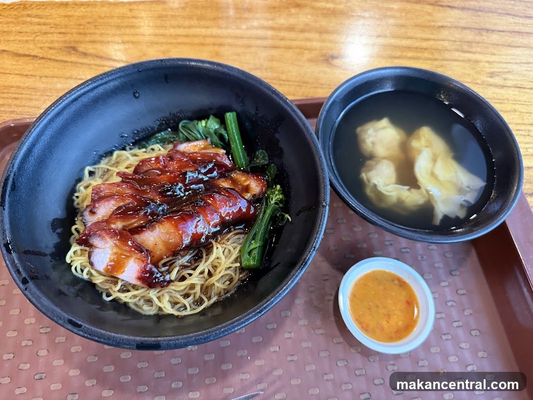 Char Siu Noodles with Wonton Soup