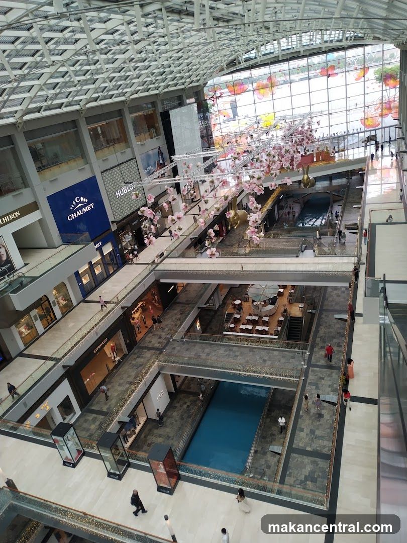 Interior of a modern shopping mall