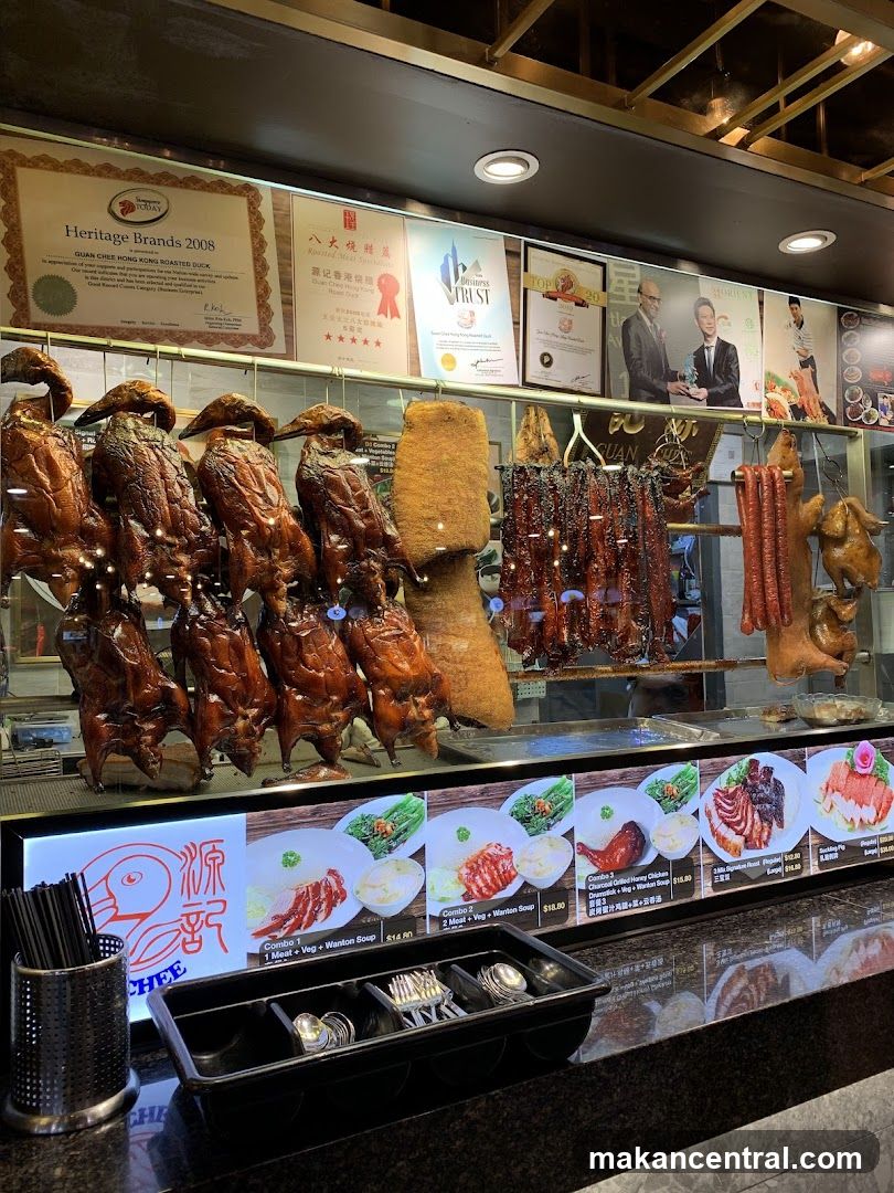 Roasted Duck and Meats Display
