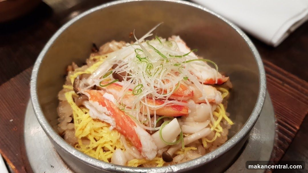 Crab and Mushroom Rice Bowl