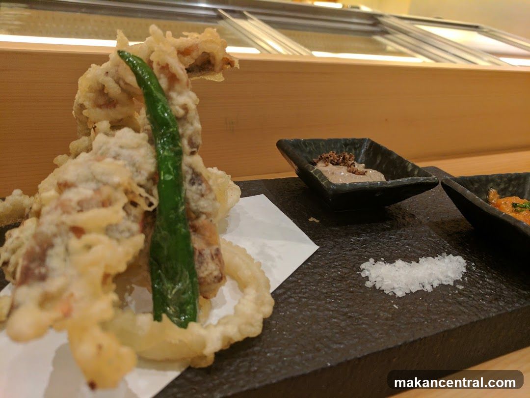 Tempura Dish with Dipping Sauces