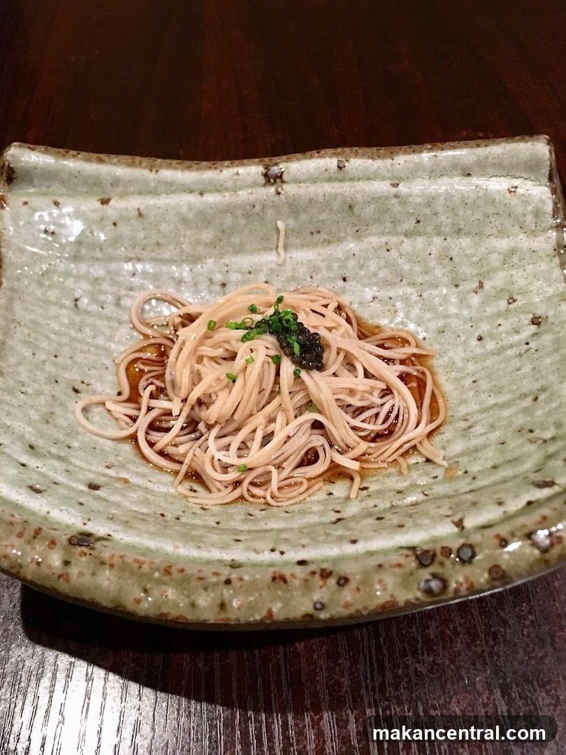 Soba Noodles with Caviar