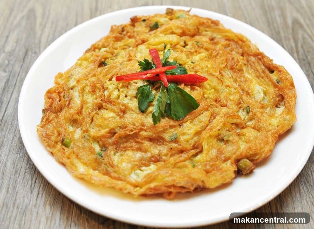 Omelet with Chili and Parsley