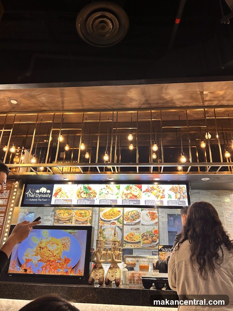 Thai Food Menu Display