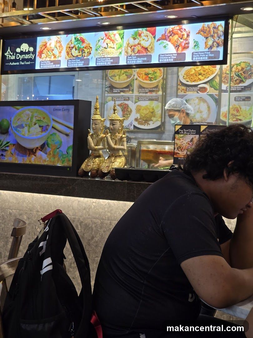 Thai Dynasty Food Display