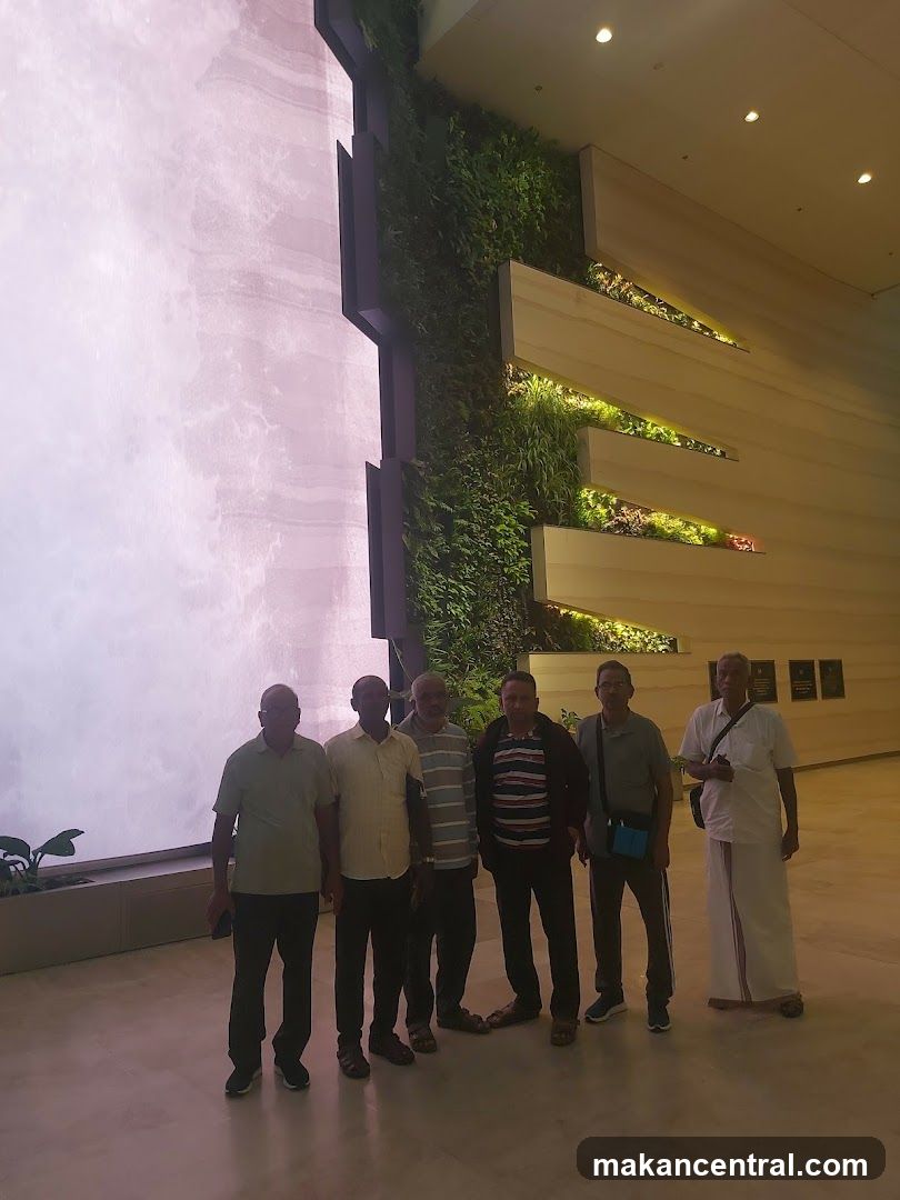 Group of men in a modern interior