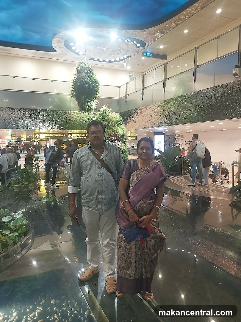 People in an airport terminal