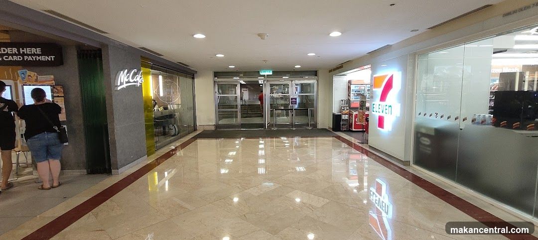 Mall Interior with McCafe and 7-Eleven
