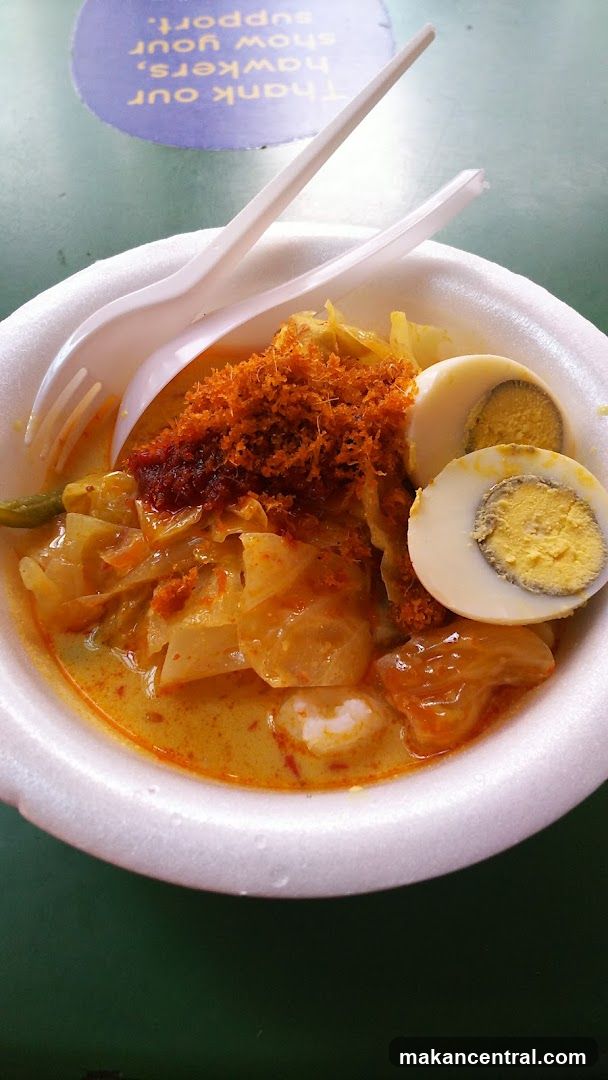 Lontong with Egg
