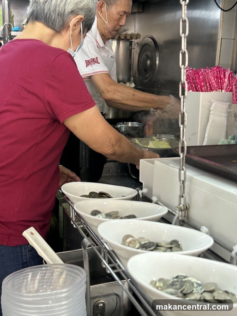 Food preparation in a kitchen