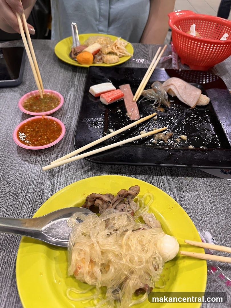Diners Enjoying a Meal