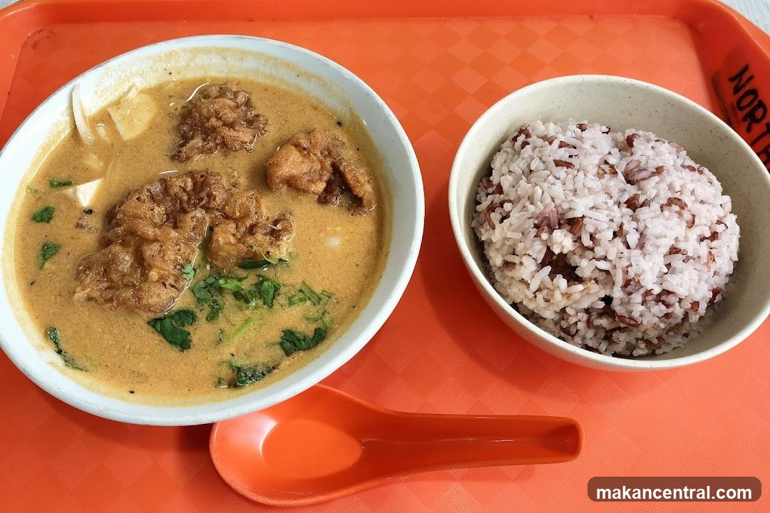 Curry with Fried Fish and Rice