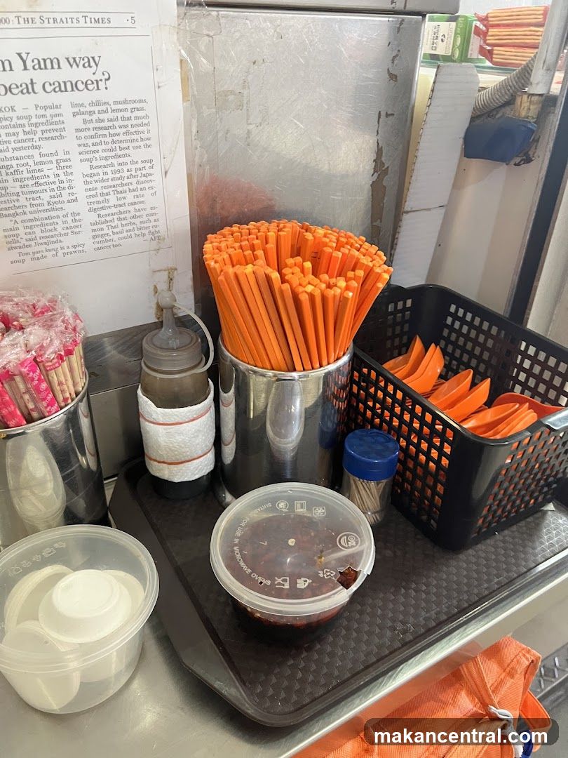 Chopsticks and Condiments