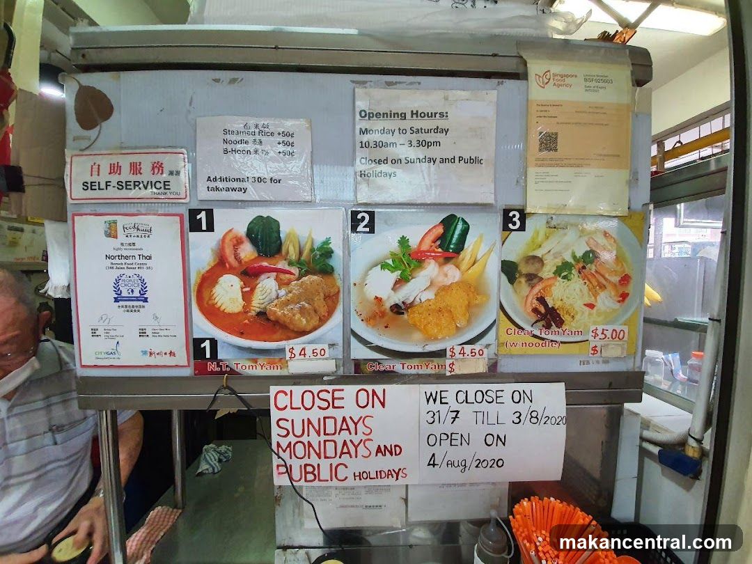 Food Stall Menu and Information