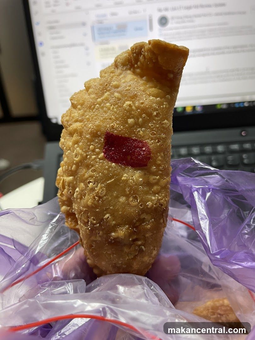 Fried Pastry with Red Filling