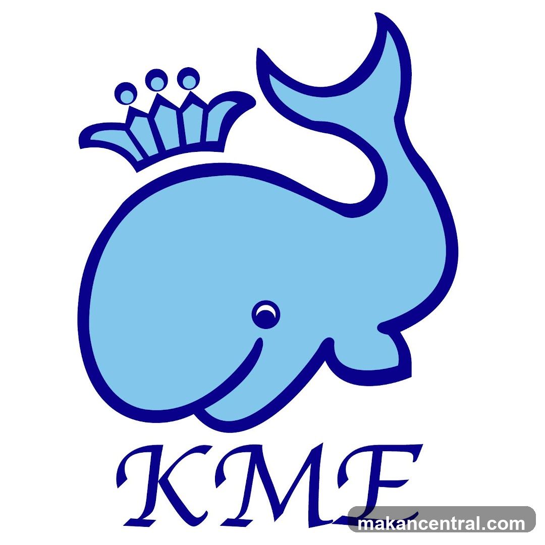 Whale with Crown and Initials