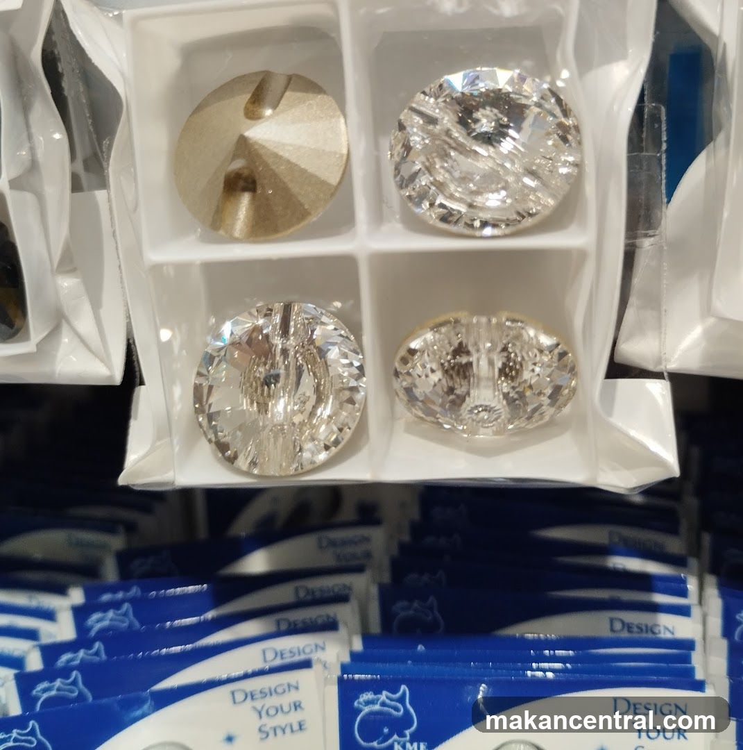 Assortment of Rhinestone Buttons