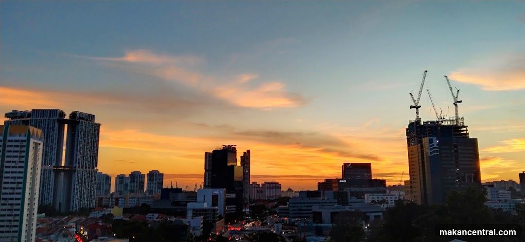 Cityscape at Sunset