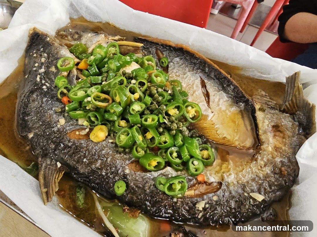 Steamed Fish with Peppers