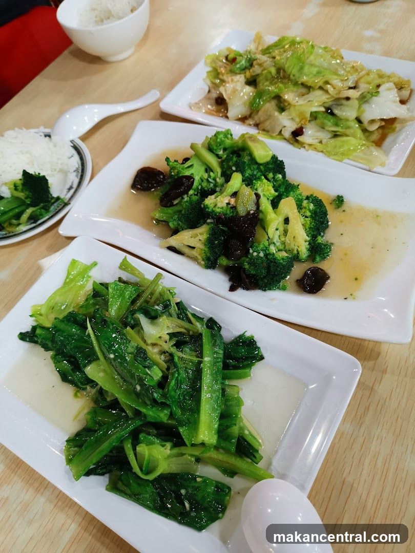 Vegetable Dishes with Rice