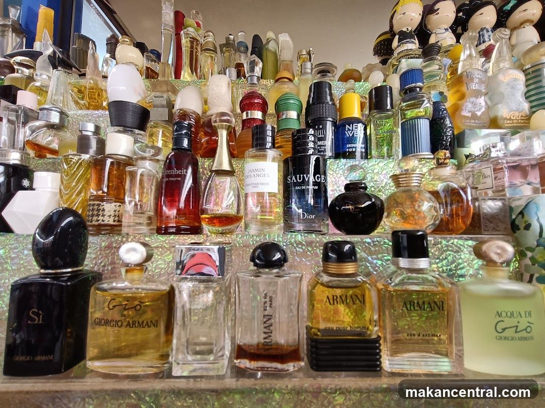 Assortment of Perfume Bottles