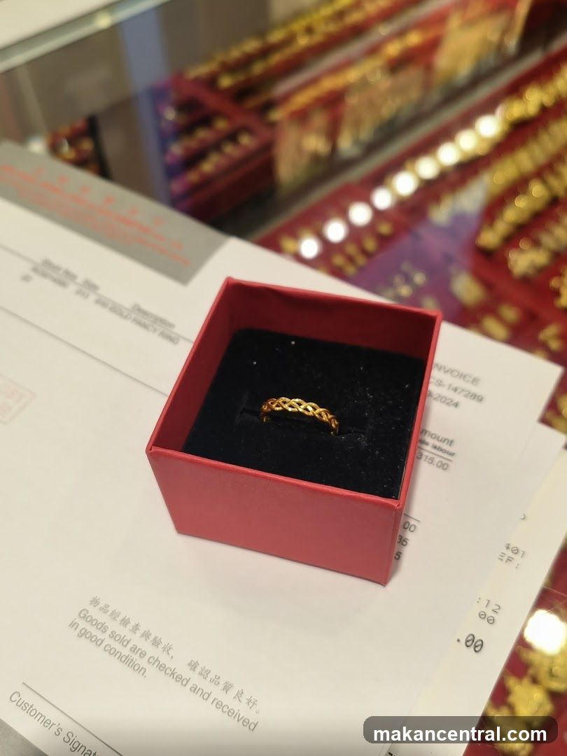 Gold Ring in Box