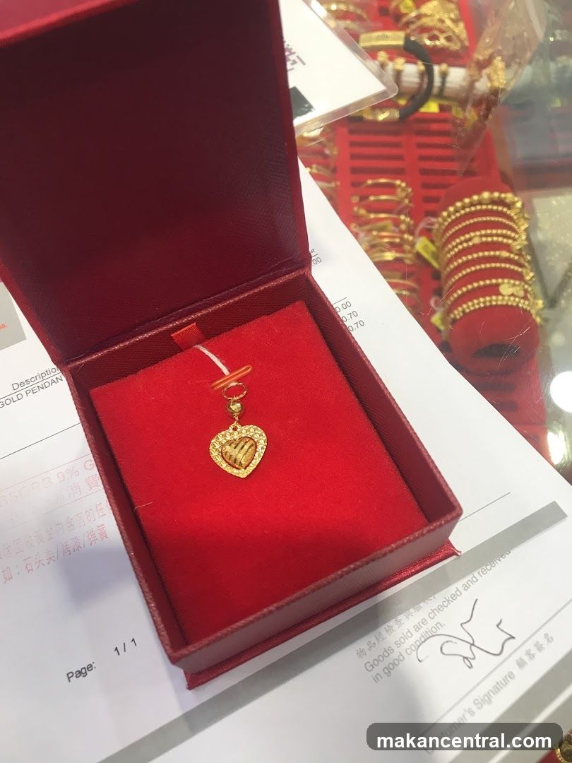 Gold Heart Pendant