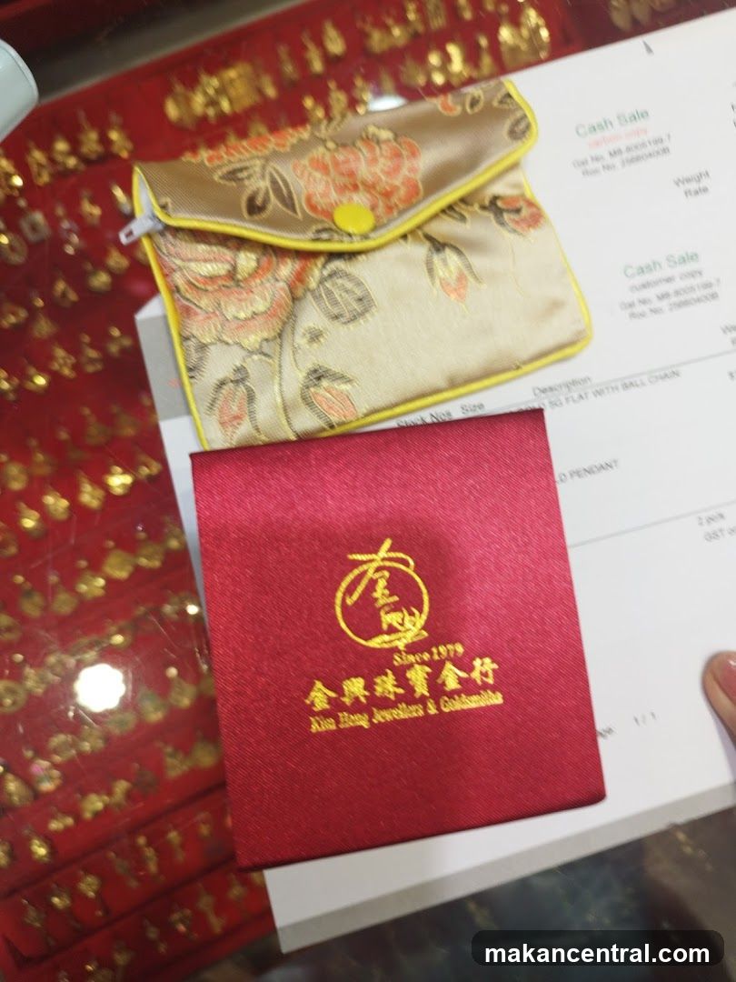 Jewelry Packaging and Receipt