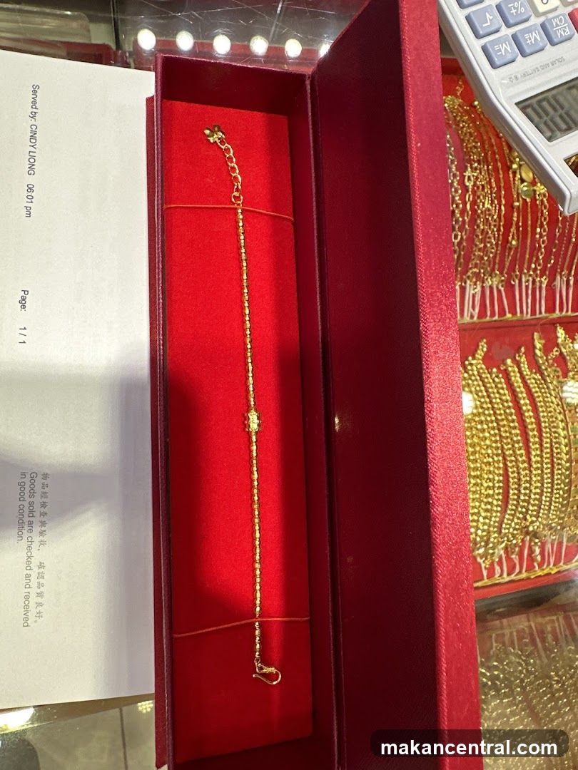 Gold Bracelet in a Box