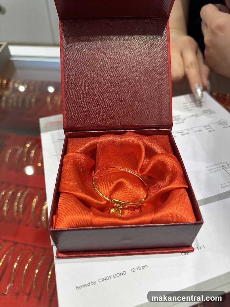 Gold Bracelet in Gift Box